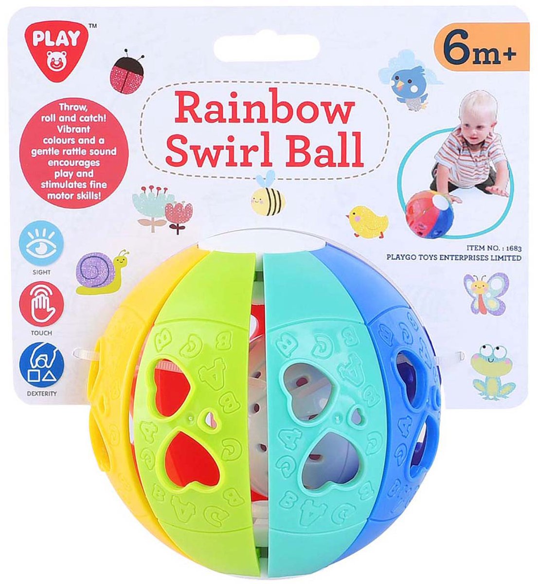 Jouez à Rainbow Dwarrel Ball avec un son à cliquet