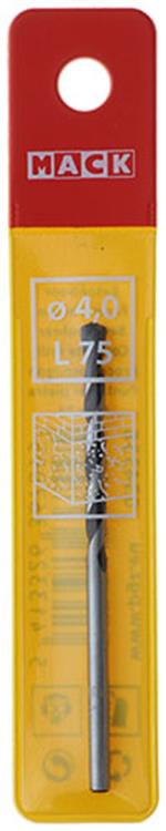 Mack 1018443 - foret à béton DIN 8039 ø 4,0 x 75 mm | 5 pièces