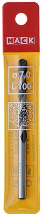 Mack 1018448 - foret à béton DIN 8039 ø 7,0 x 100 mm | 5 pièces