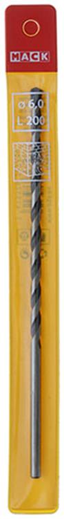 Mack 1018462 - foret à béton DIN 8039 ø 6,0 x 200 mm | 5 pièces
