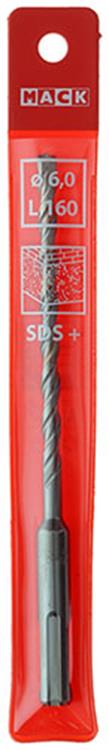 Mack 1018478 - marteau perforateur sds + ø 6,0 x 160 mm | 5 pièces