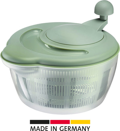 Essoreuse à salade Westmark, capacité : 5 l, ø 26 cm, plastique, sans BPA, fortuna, couleur : vert menthe transparent, 2432224m
