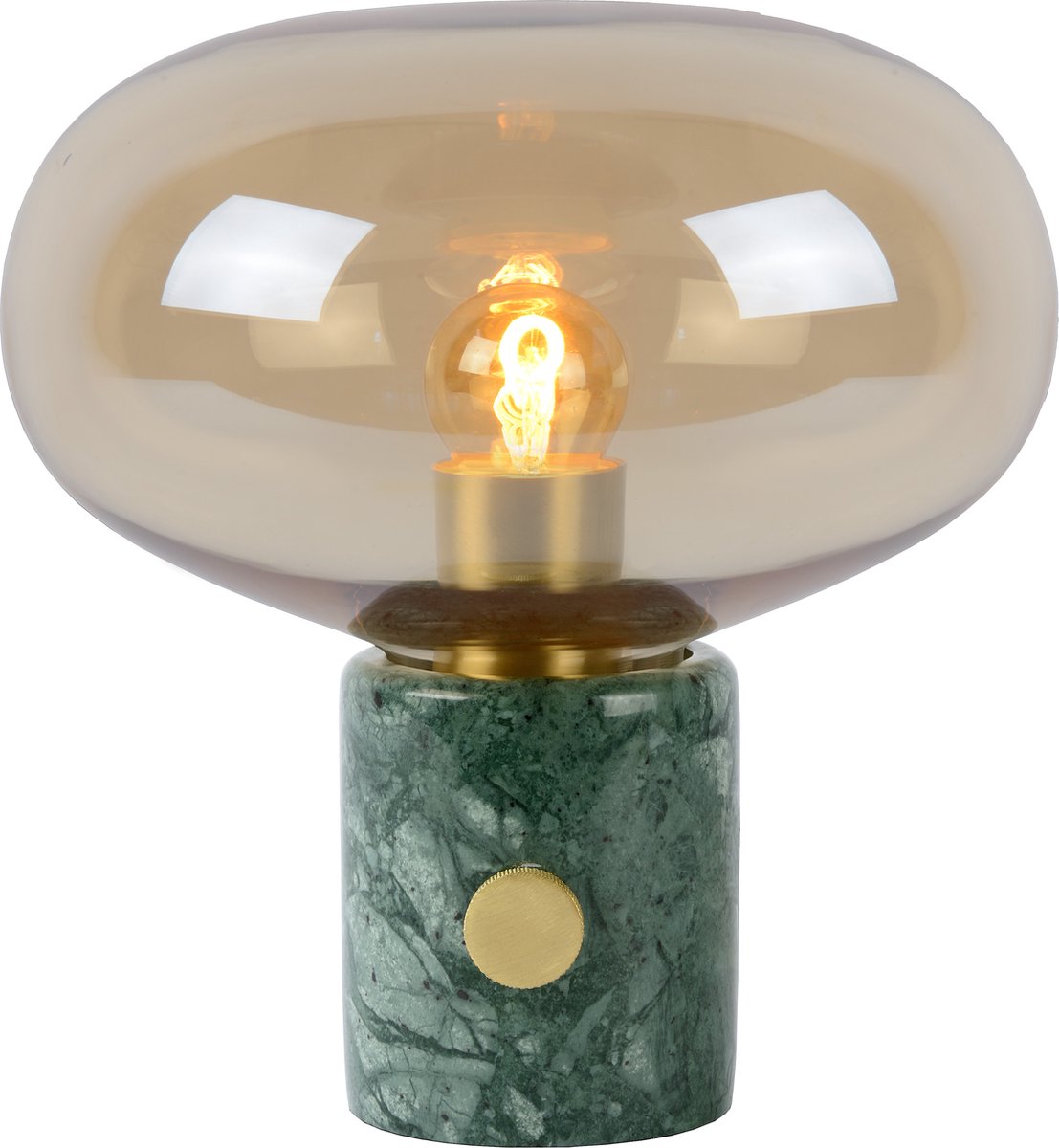 Lucide charlize - lampe de table - ø 23 cm - 1xe27 - vert