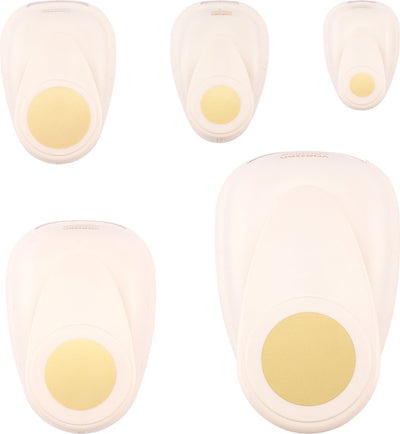 Vaessen creative • jeu de perforatrices figures cercles 5 pcs.