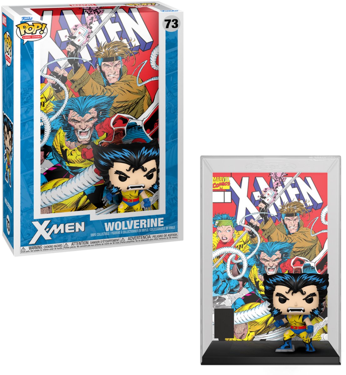 Funko merveille pop ! figurine en vinyle de couverture de bande dessinée x-men #4 9 cm pop! chiffre