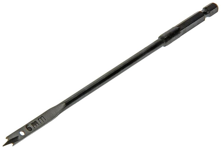 Mack 1018512 - foret à bois plat DIN 7487 ø 6,0 x 160 mm | 5 pièces