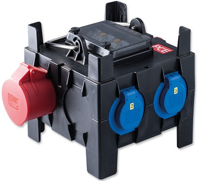 Coffret de distribution Keraf 3x16a 3x230v + boucle 1x32a 5p 400v
