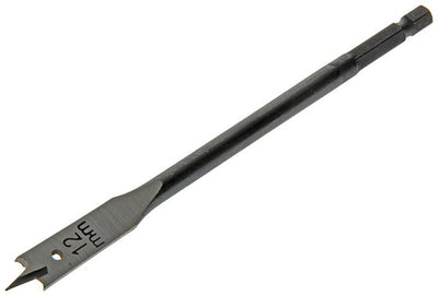 Mack 1018515 - foret à bois plat DIN 7487 ø 12,0 x 160 mm | 5 pièces