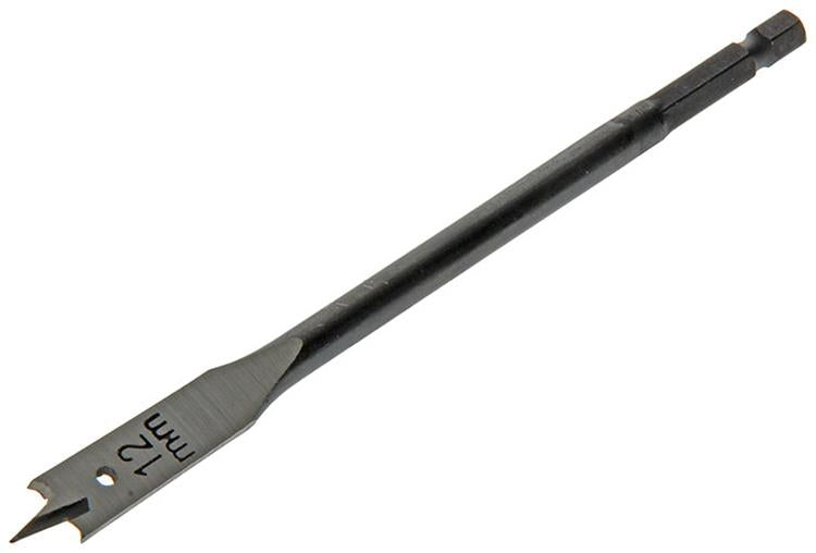 Mack 1018515 - foret à bois plat DIN 7487 ø 12,0 x 160 mm | 5 pièces
