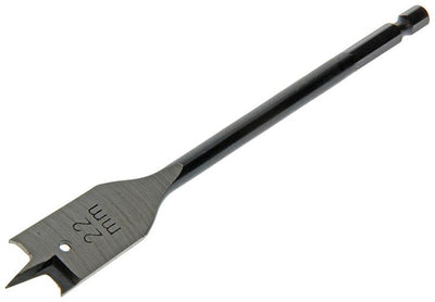 Mack 1018520 - foret à bois plat DIN 7487 ø 22,0 x 160 mm | 5 pièces