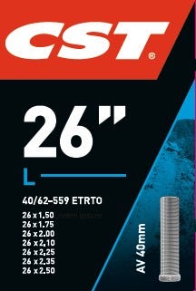 Tube intérieur CST av13 26 inch 40 62-559 av 40 mm 071301