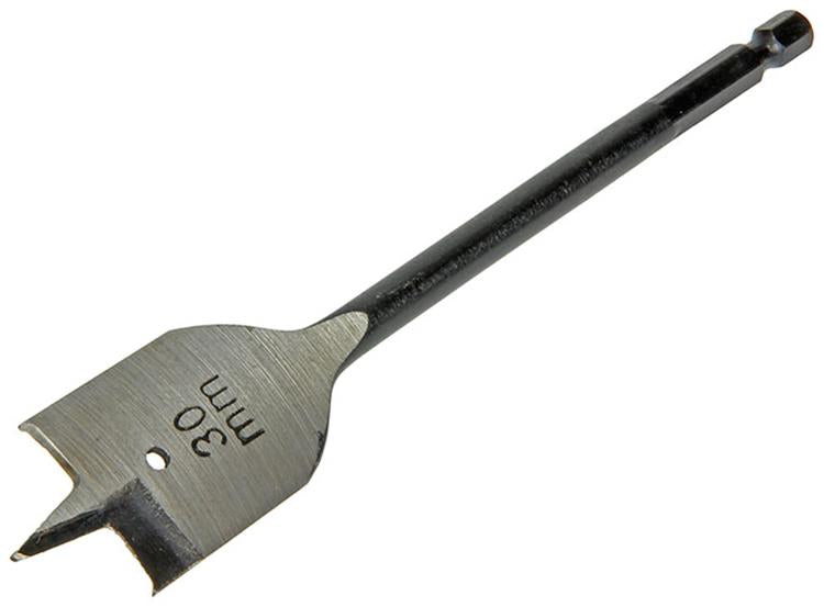 Mack 1018522 - foret à bois plat DIN 7487 ø 30,0 x 160 mm | 5 pièces