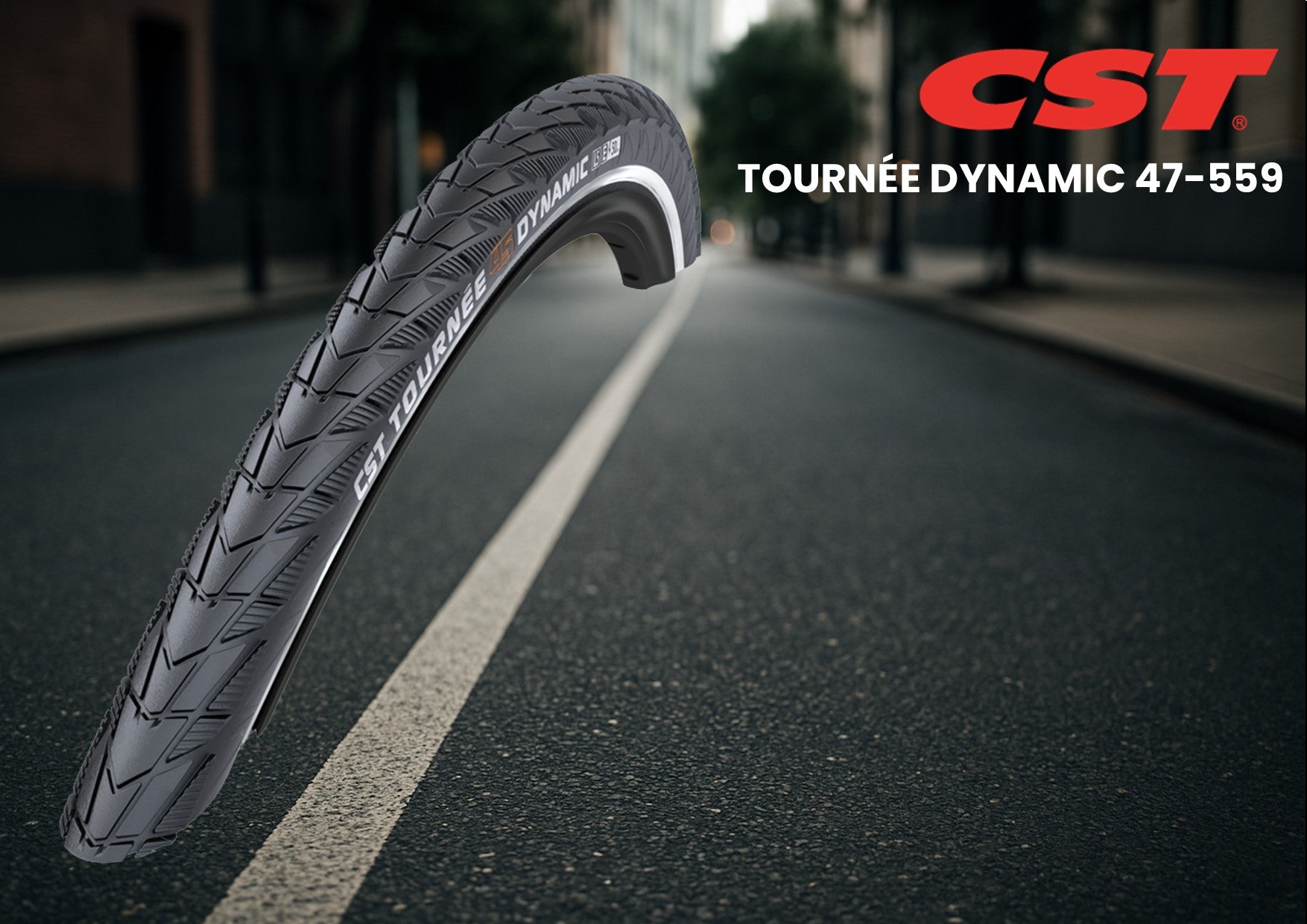 CST Tire Tour Dynamic 26 x 1,75 ZW reflé