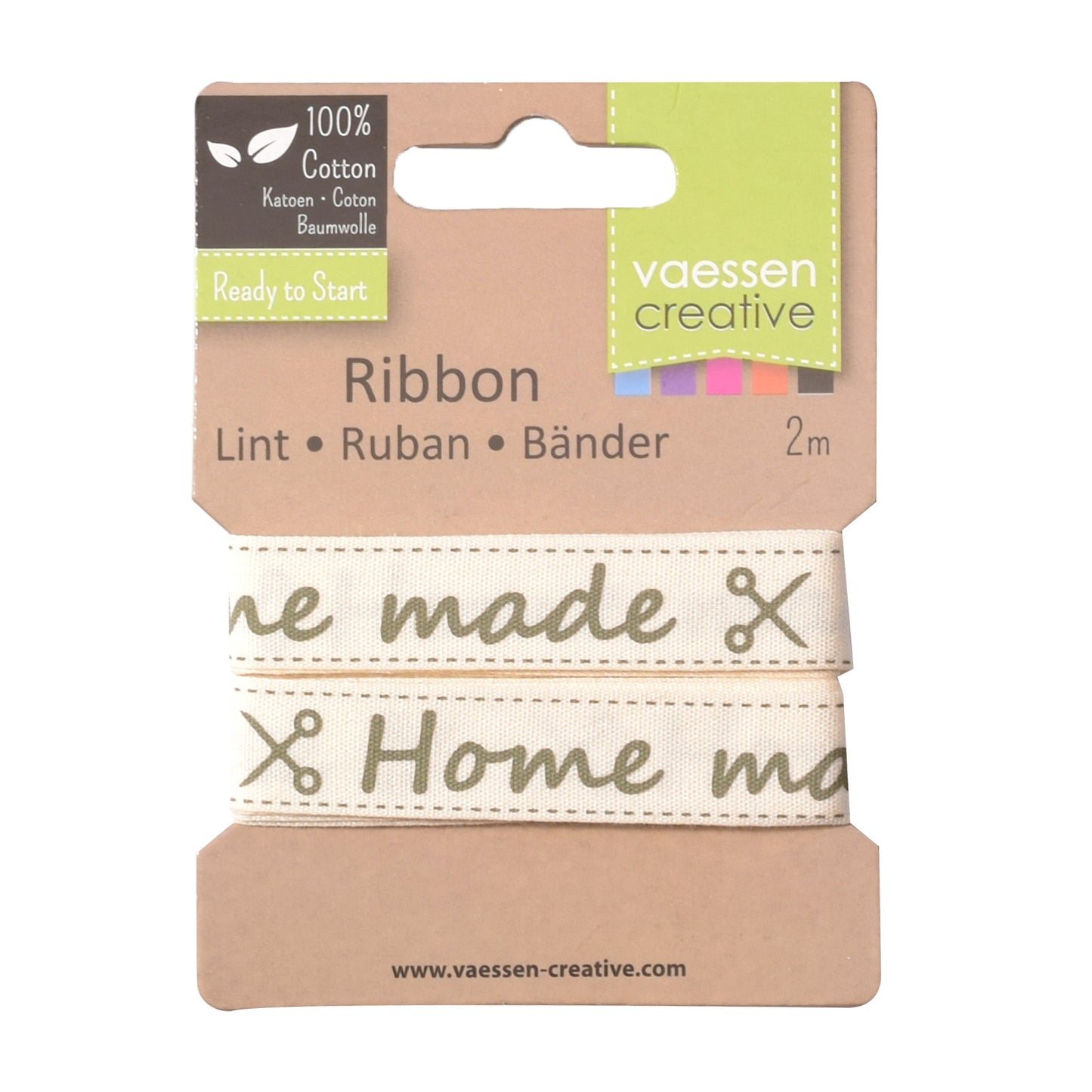 Vaessen creative • ruban 2mx15mm fr fait maison