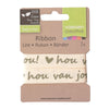 Vaessen creative • ruban 2mx15mm en t'aime