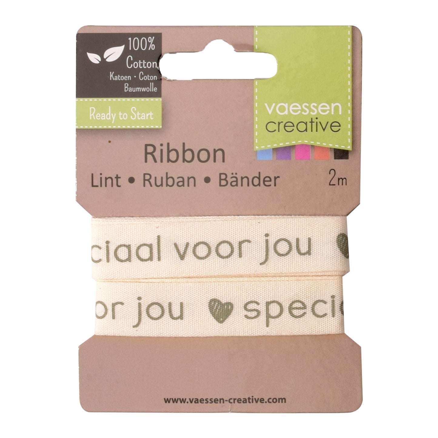 Vaessen creative • ruban 2mx15mm nl spécialement pour vous