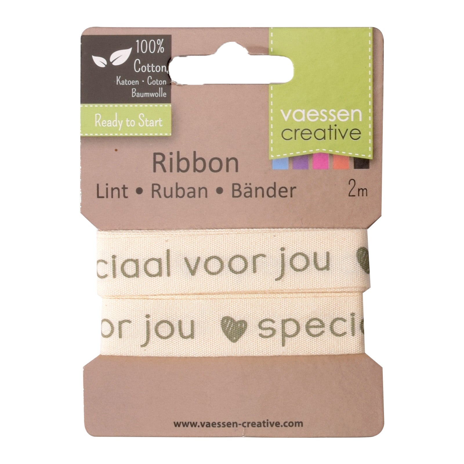 Vaessen creative • ruban 2mx15mm nl spécialement pour vous