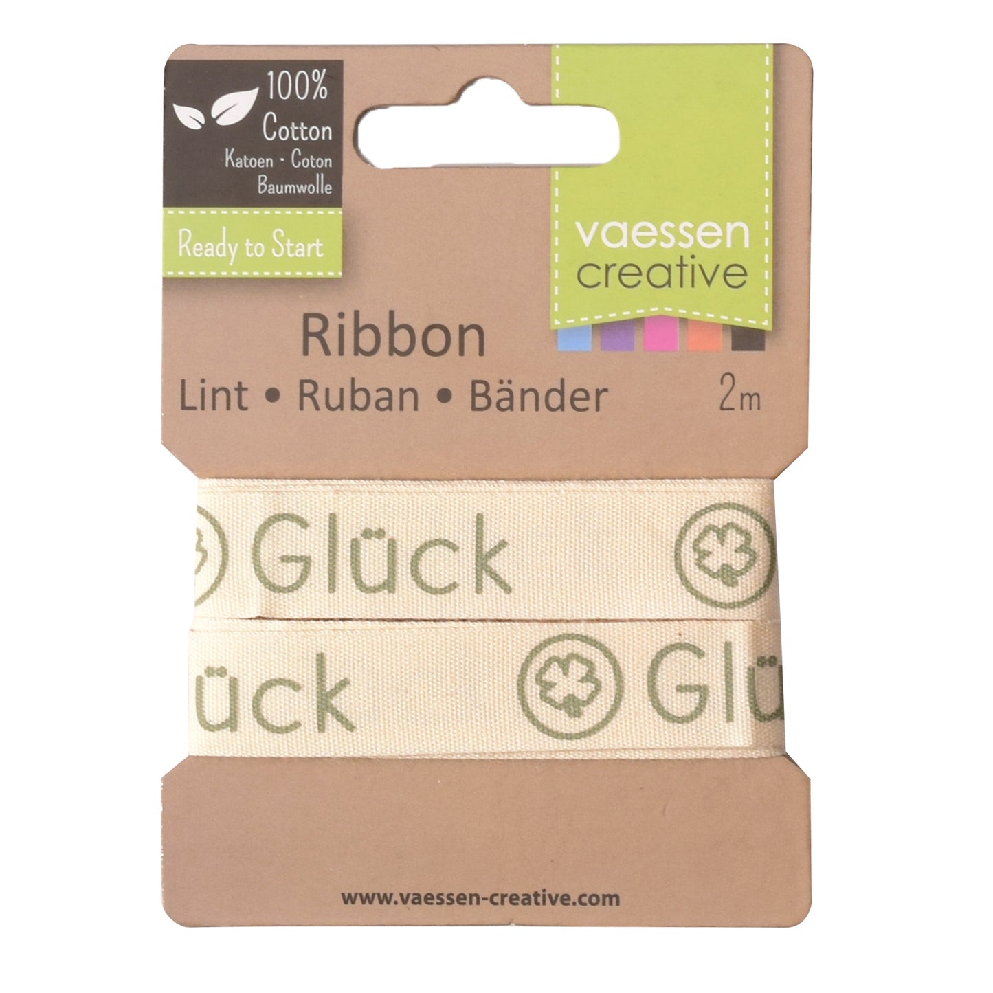 Vaessen creative • ruban 2mx15mm de couleur