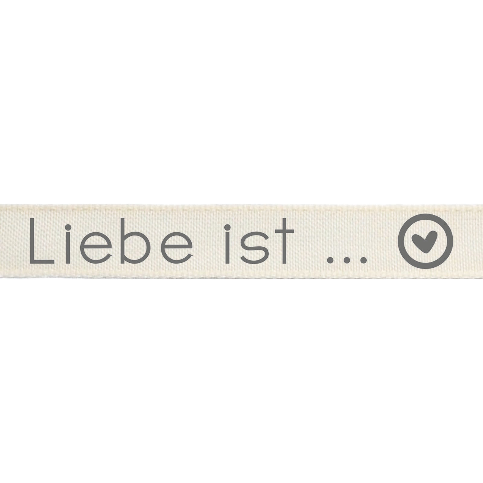 Vaessen creative • ruban 2mx15mm de liebe ist...