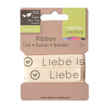 Vaessen creative • ruban 2mx15mm de liebe ist... - afbeelding 2