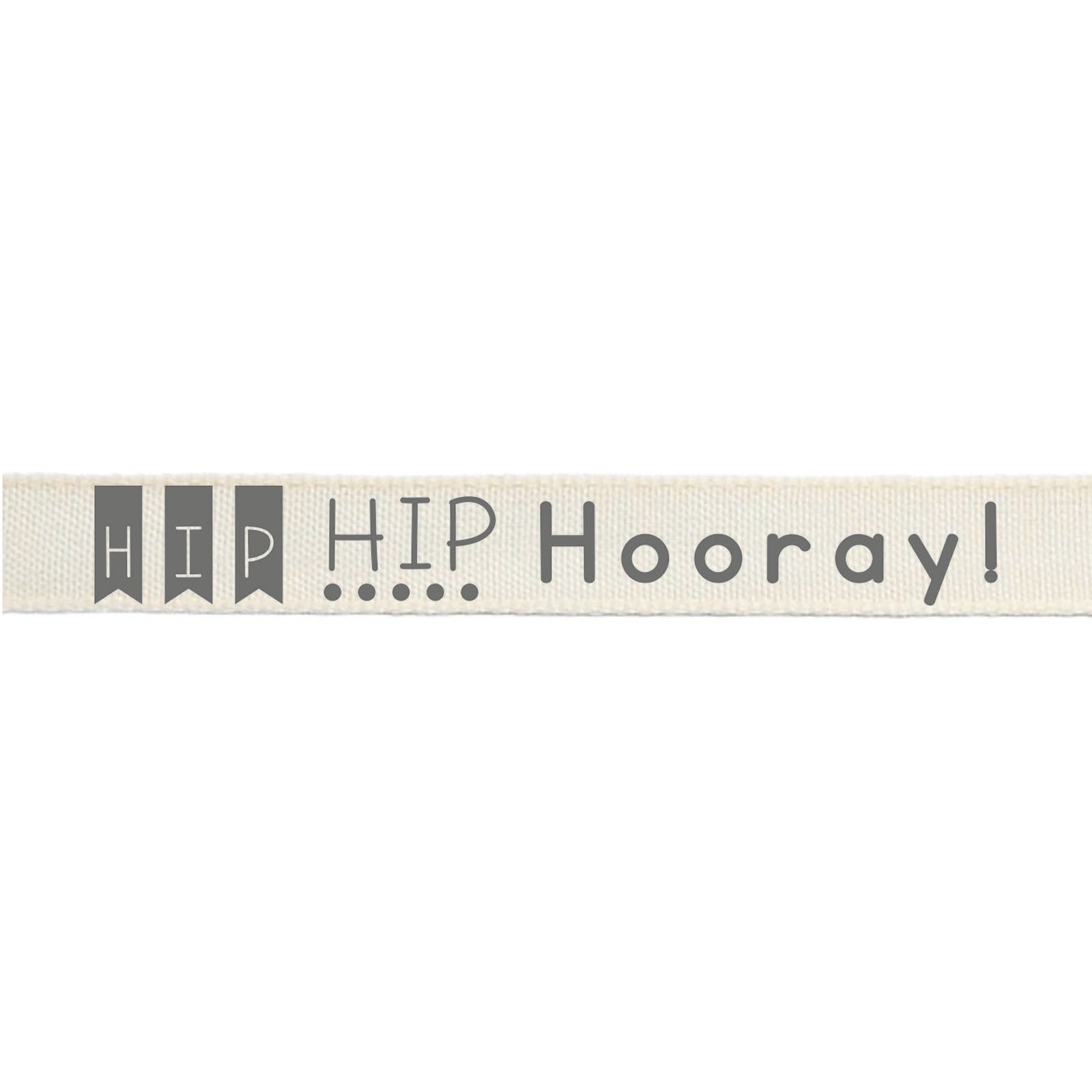 Vaessen creative • ruban 20mx15mm fr hip hip hourra !