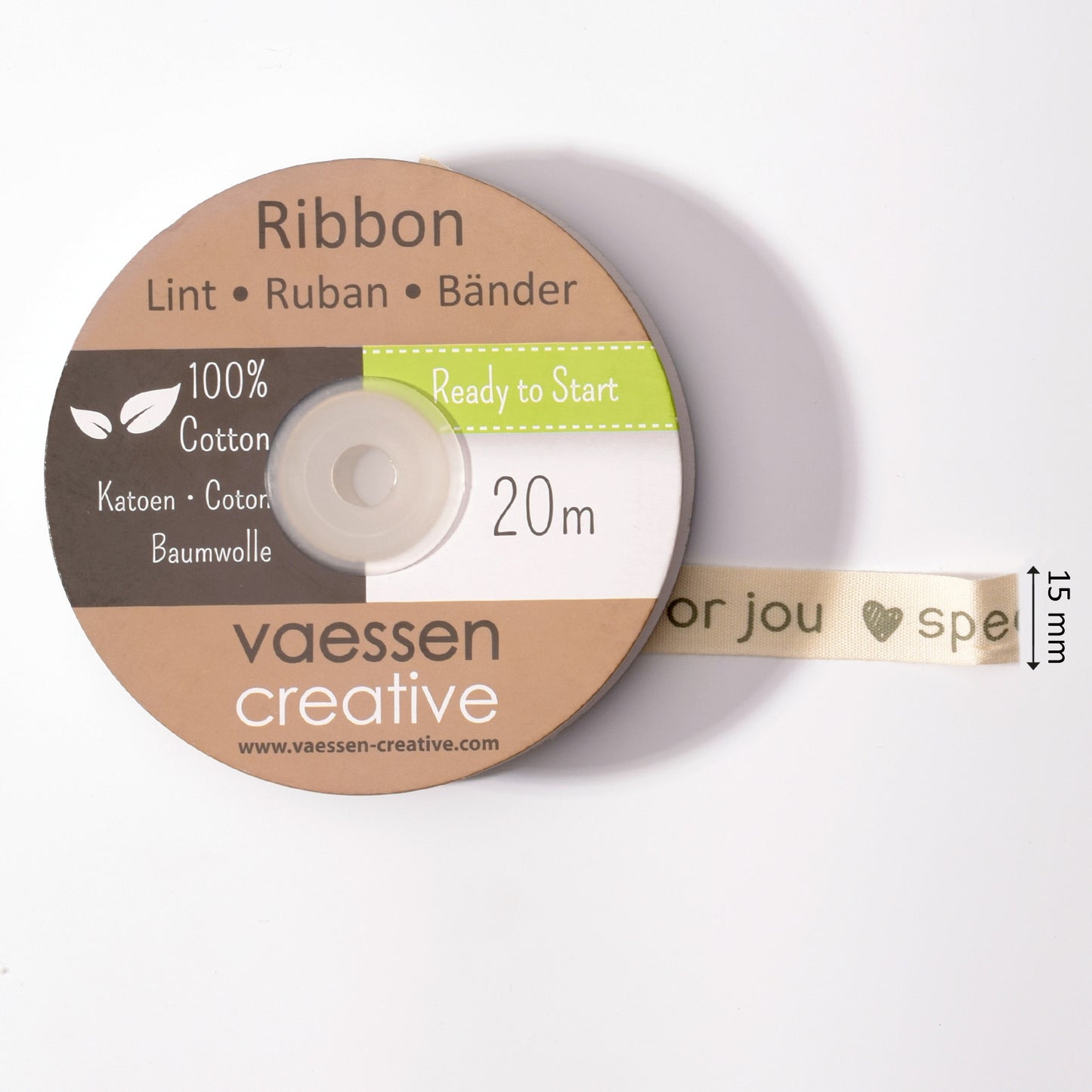 Vaessen creative • ruban 20mx15mm nl spécialement pour vous