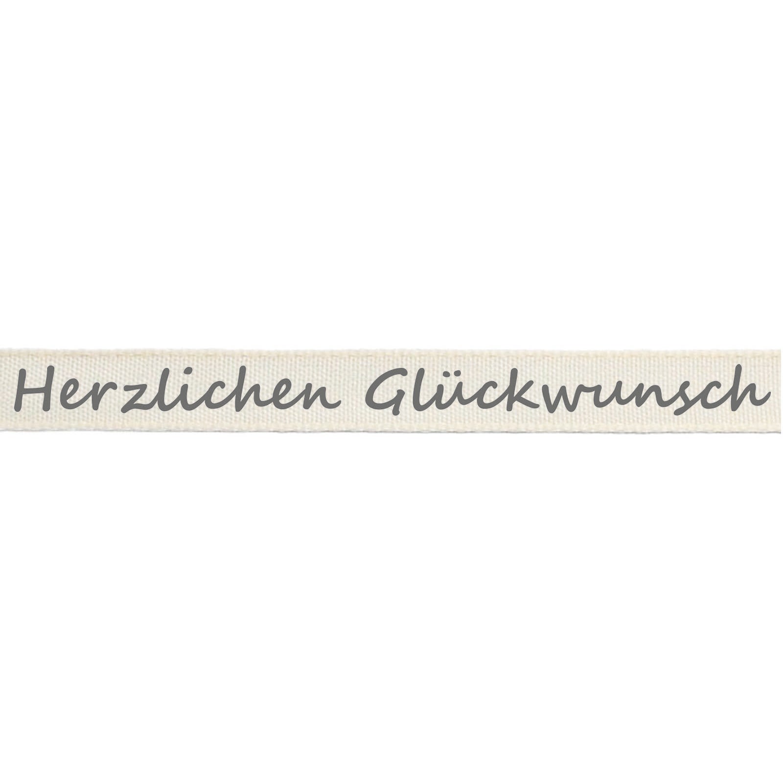 Vaessen creative • ruban 20mx15mm le glückwunsch original