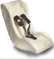 Chaise d'insertion de Melia Bakfiet - Chaise de tout-petits confortable pour la remorque à vélo - blanc, 75x25x15cm, ceinture à 5 points