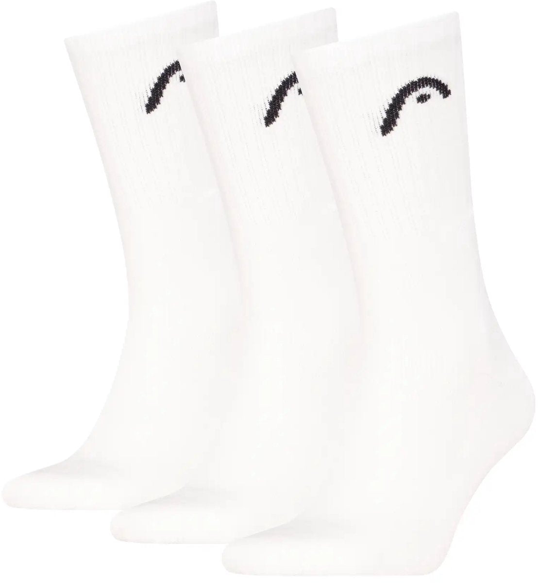 Head - unisexe - chaussettes de sport tous sports - entraînement - pack de 3 - taille 35-38