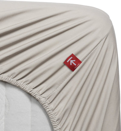 Beddinghouse - coton percale - drap housse - 160x200 cm - naturel