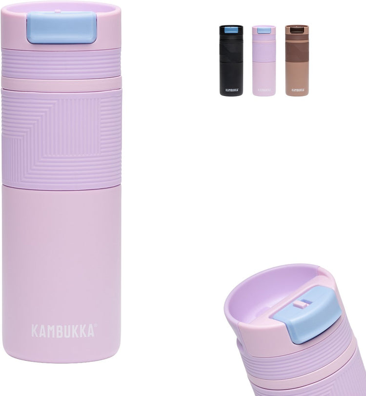Kambukka cabo grip tasse thermos 500 ml - tasse à café à emporter - tasse à café étanche - acier inoxydable - rêve d'aile de fée