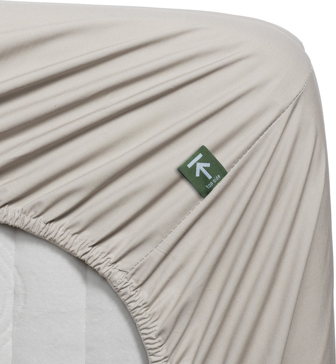 Beddinghouse - coton percale - drap housse - 180x210 cm - naturel