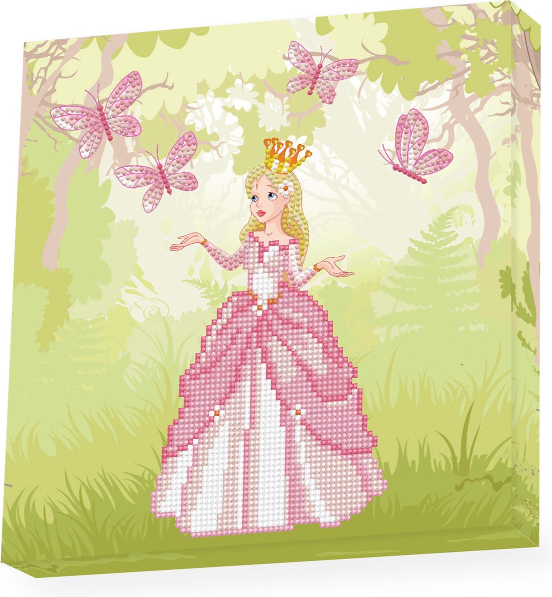 Diamond dotz® Diamond Dotz Diamond Painting Craft Package Princesse Aventure 28x28cm.