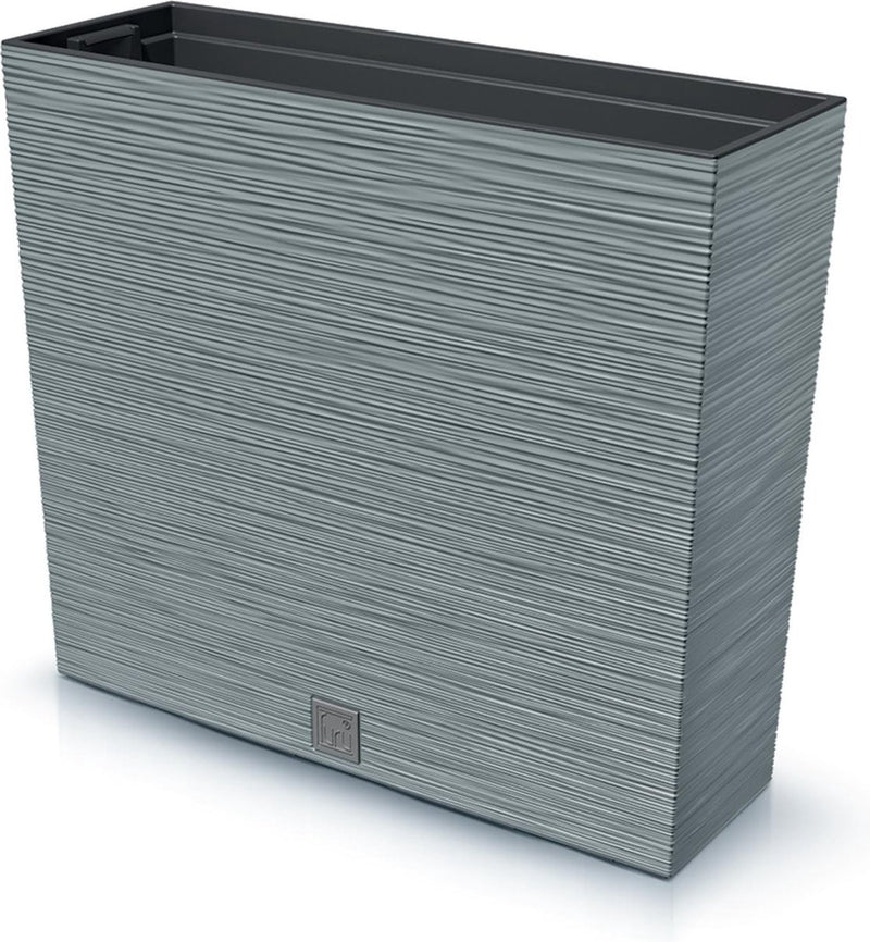 Prosperplast furu case tower - pot de fleurs avec insert - pour intérieur et extérieur - couleur béton (gris)