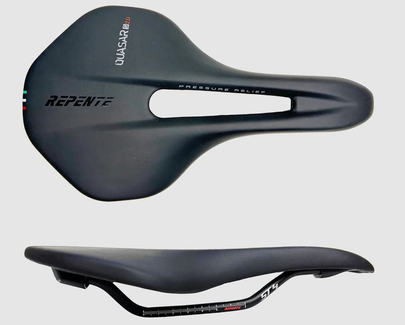 Repente selle quasar s 2.0 rails en acier thermoplastique noir
