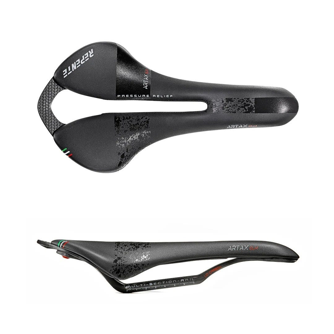 F-tech repente selle artax glm 142mm technologie lcf rails carbone boue noire