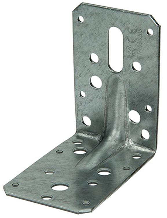 1023717 - ancrage d'angle avec rainure 90x90x59x2,5mm | 50 pièces