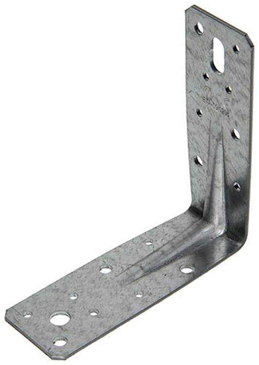 1023721 - ancrage d'angle avec rainure 125x46x2,5mm | 30 pièces