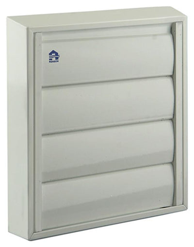 Renson 1006251 - grille de hotte aspirante en saillie 433 aluminium ral 9010 173x173mm | 2 pièces