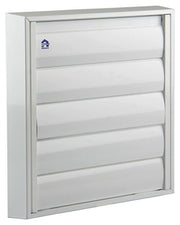 Renson 1006254 - grille de hotte aspirante en saillie 433 alu ral 9010 210x210mm | 2 pièces - afbeelding 1