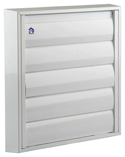 Renson 1006254 - grille de hotte aspirante en saillie 433 alu ral 9010 210x210mm | 2 pièces