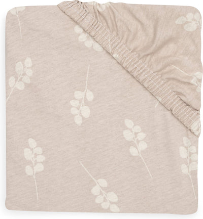 Jollein - drap housse jersey 60x120cm - berceau, lit, lit bébé - brindille - rose sauvage