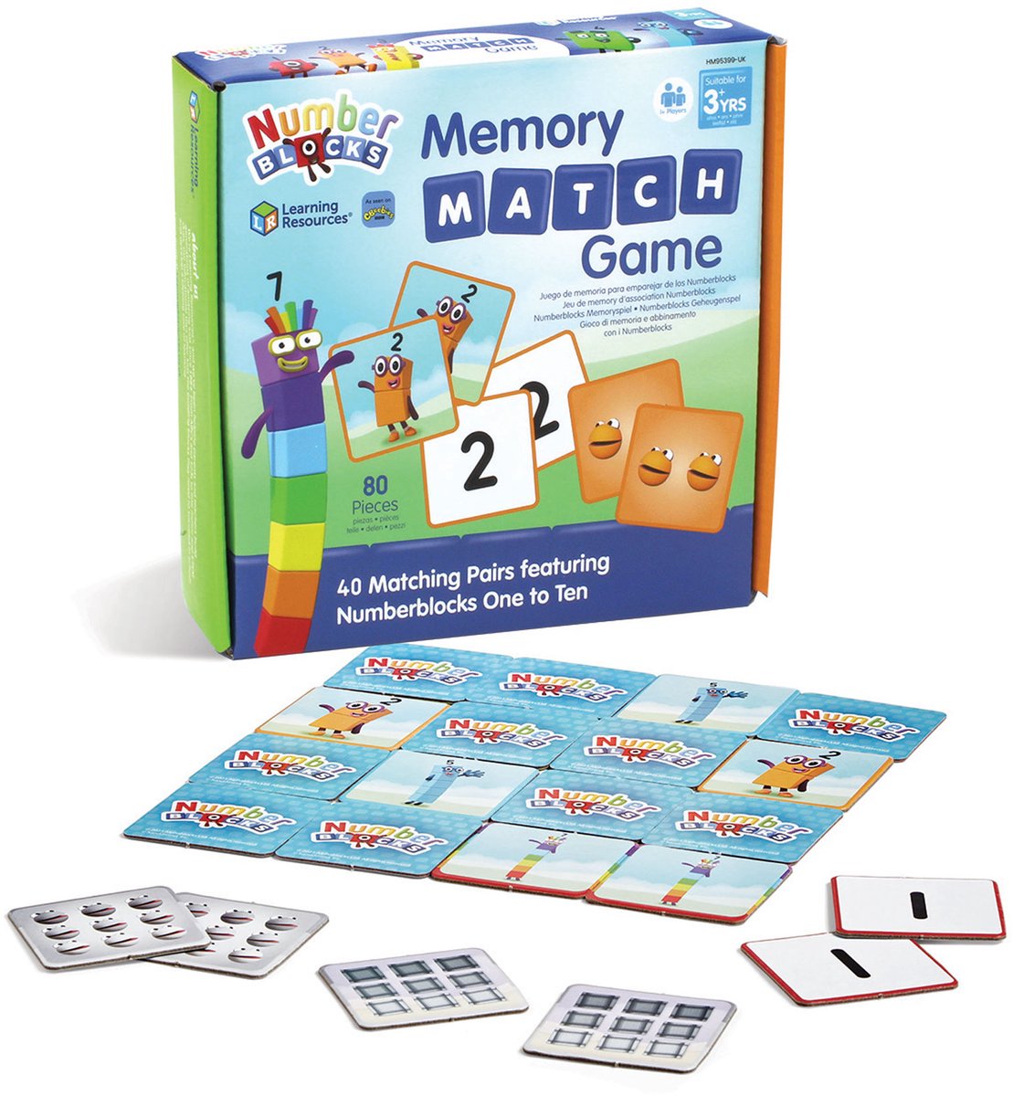 Ressources d'apprentissage blocs numériques cubes mathlinkâ® - mémoire de jeu mathématique