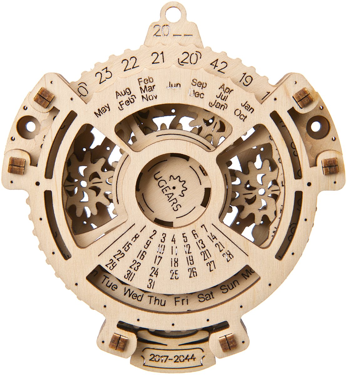 Modèle 3D en bois Ugears - navigateur de date