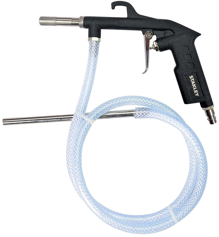 Pistolet de sablage Stanley 150063xstn - pistolet de sablage avec tuyau - pour compresseur - max. 8bar - 250l min - aluminium - noir