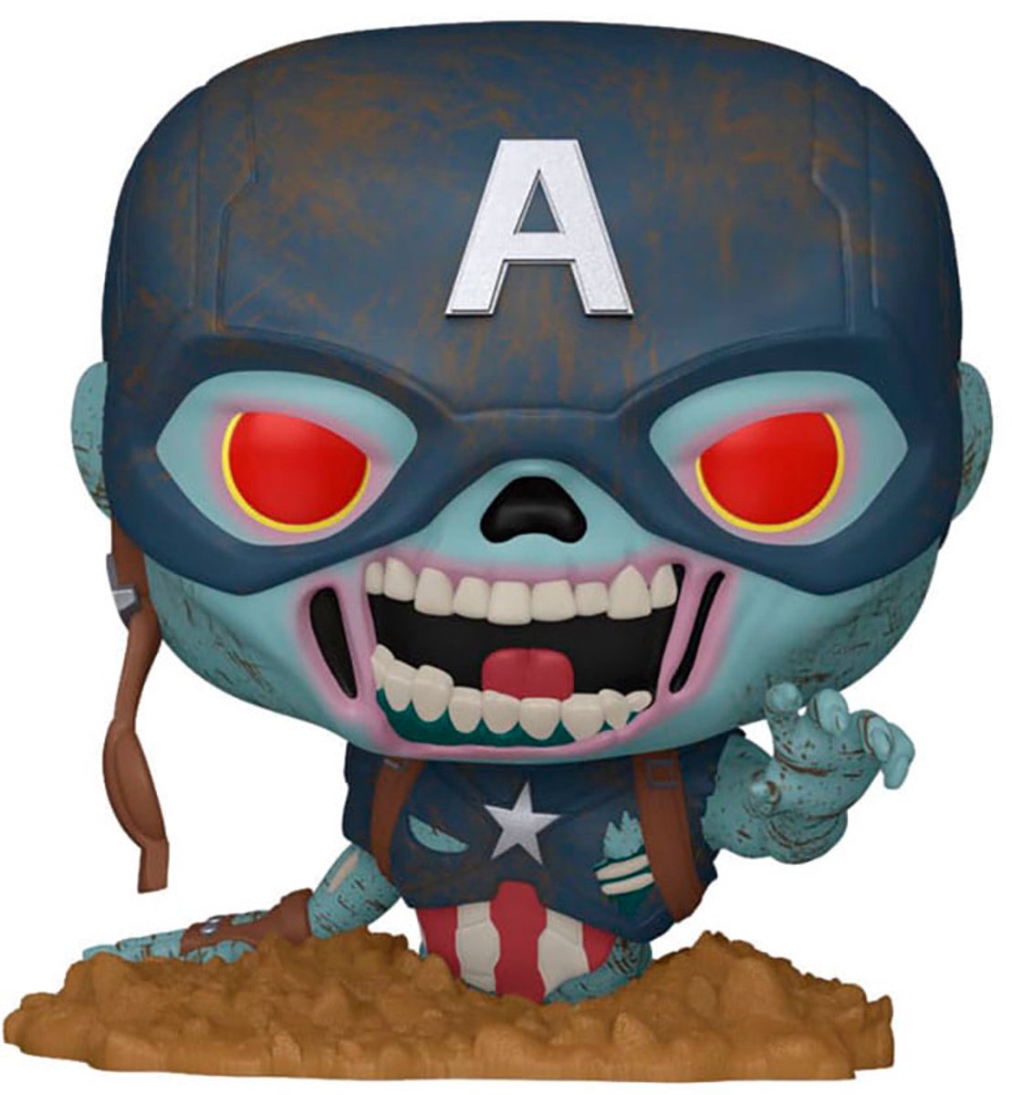 Funko-pop ! Marvel Zombies - Zombie Captain America # 1554