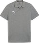Puma teamgoal casuals polo polo de sport pour homme - gris moyen chiné- blanc