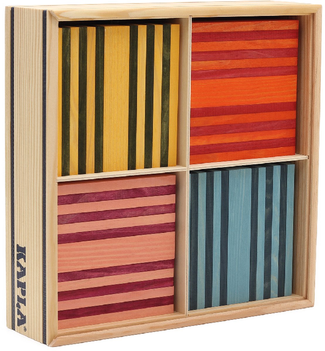Kapla - couleur - jouets de construction - 8 couleurs - 100 planches