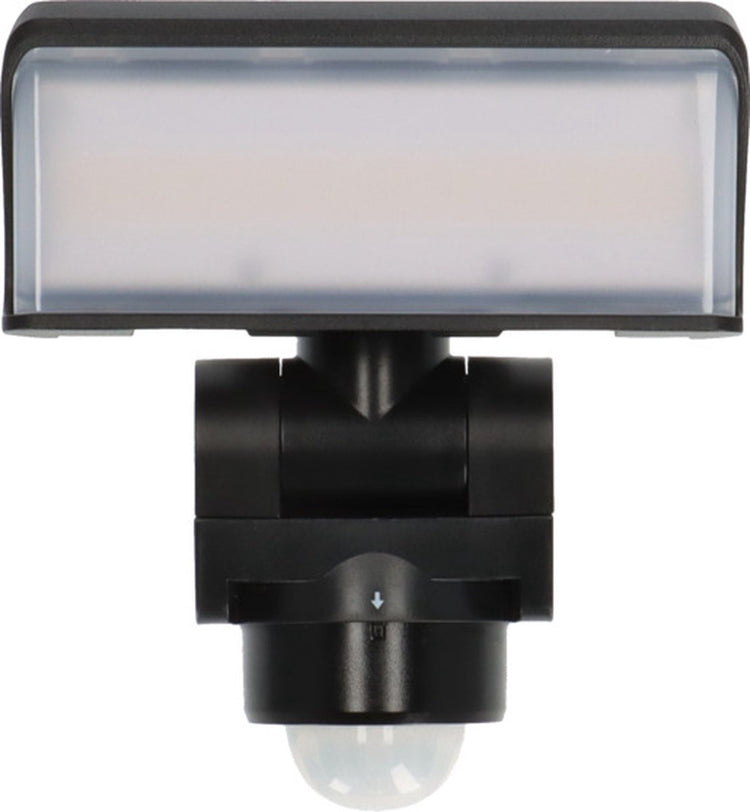 Lampe d'extérieur Brennerstuhl LED avec détecteur de mouvement ws 2050 sp1680lm, ip44, 3000k, angle de détection de 180° avec portée jusqu'à 10 m, avec capteur crépusculaire
