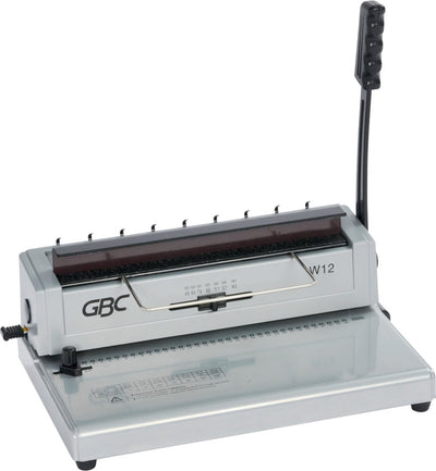 Machine de poinçonnage et de reliure manuelle Gbc w12 - capacité 125 feuilles a4